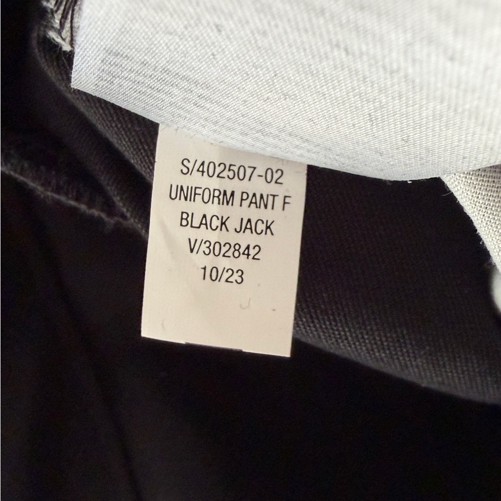 Old Navy Uniform Flare Pants Womens 14 Black Excellent High-Rise Stretch 402507 - Picture 5 of 6